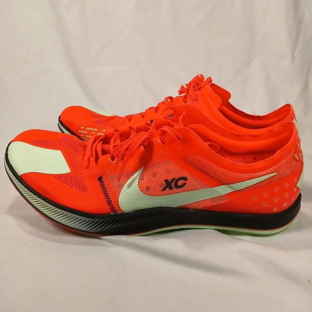 Nike Zoom Dragonfly Track Spikes Mens 15 Orange Distance Racing Shoes